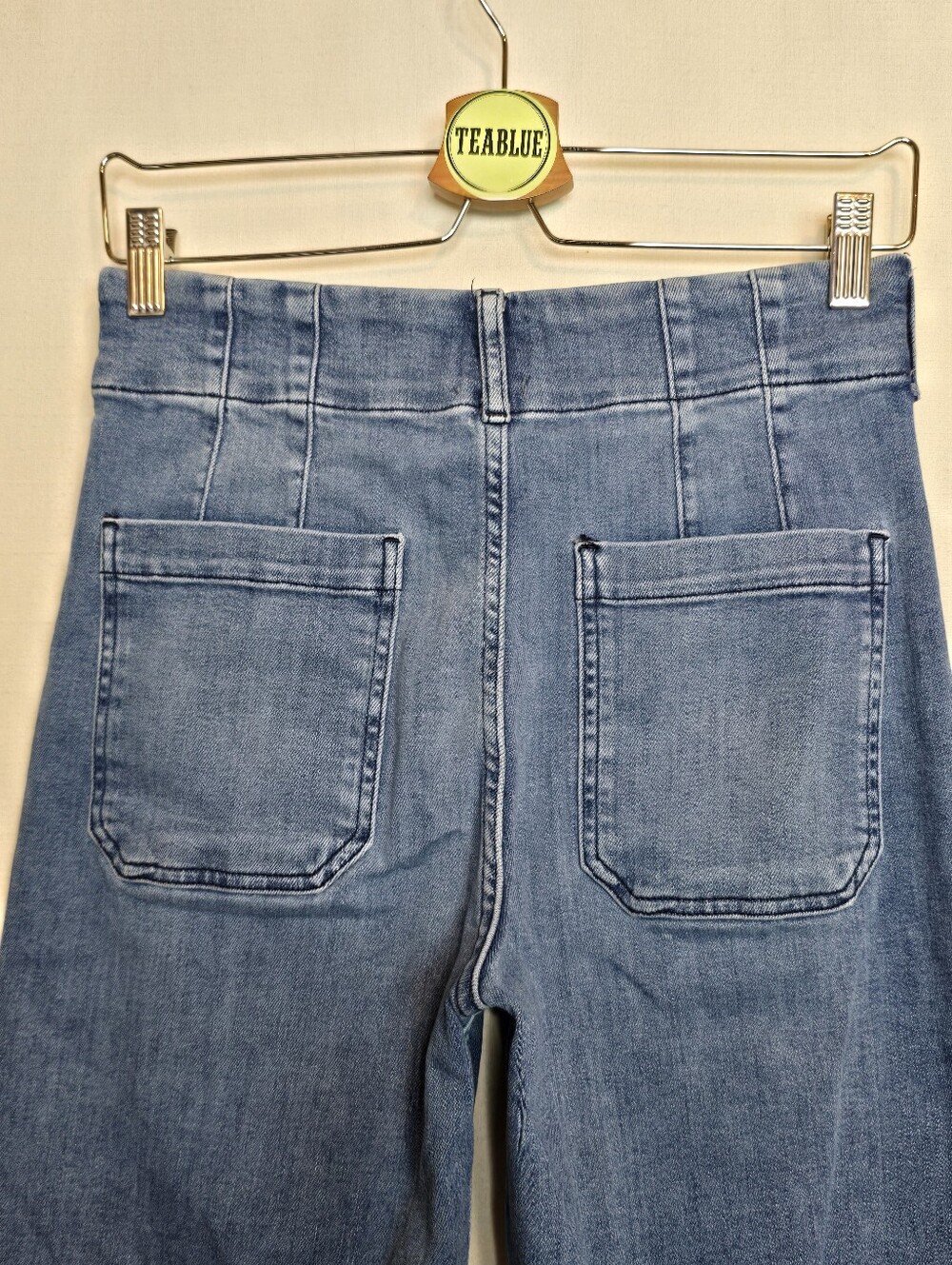 Maeve The Colette Crop High-Rise Wide-Leg Jean 27 Anthropologie Denim - Picture 9 of 13